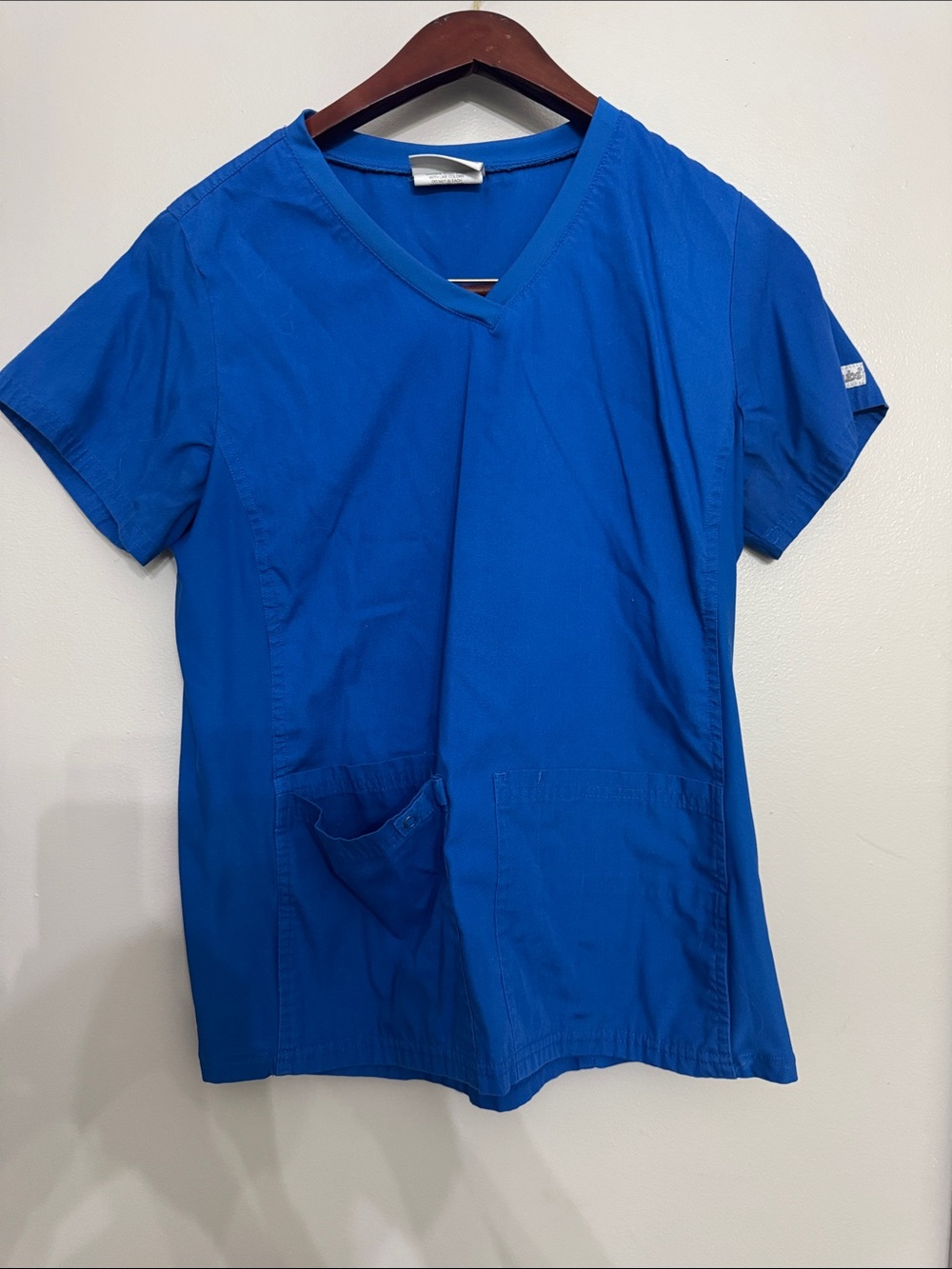 Uniform Advantage Royal Blue V-Neck Scrub Top